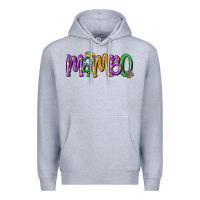 Heather Grey mardi gras mambo Premium Hoodie - MaliasSmallBusiness