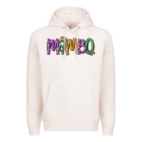 Pale Pink mardi gras mambo Premium Hoodie - MaliasSmallBusiness