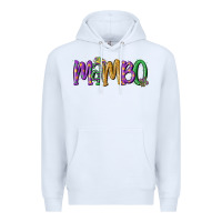 White mardi gras mambo Premium Hoodie - MaliasSmallBusiness