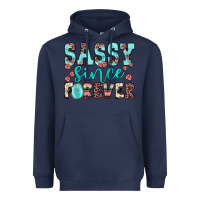 Navy sassy since forever Heavyweight Hoodie - JahusDesignShop