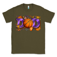 Army Green dad basketball Classic Tee - Zillion Design Studio