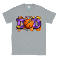 Heather Grey dad basketball Classic Tee - Zillion Design Studio