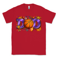 Red dad basketball Classic Tee - Zillion Design Studio