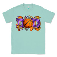 Seafoam dad basketball Classic Tee - Zillion Design Studio