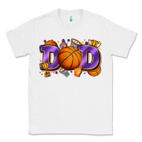 White dad basketball Classic Tee - Zillion Design Studio