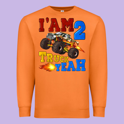 I'am Two Truck Yeah Premium Sweatshirt Designed By Artiststas