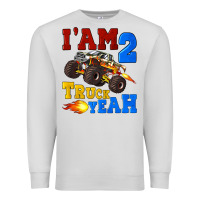 Dove Grey i'am two truck yeah Premium Sweatshirt - Artiststas