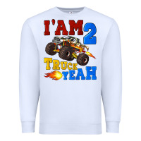 White i'am two truck yeah Premium Sweatshirt - Artiststas