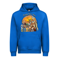 Cobalt long live the cowgirls Urban Hoodie - NancyCooperArtShop