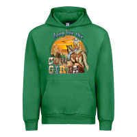 Emerald long live the cowgirls Urban Hoodie - NancyCooperArtShop