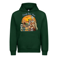 Forest Green long live the cowgirls Urban Hoodie - NancyCooperArtShop