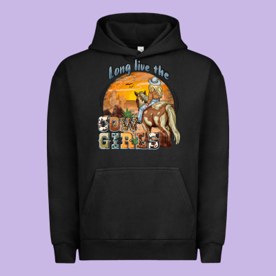 Long Live The Cowgirls Urban Hoodie Designed By Nancycooperartshop