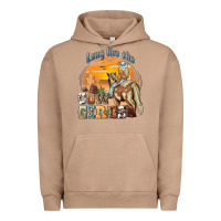 Pigment Burro long live the cowgirls Urban Hoodie - NancyCooperArtShop