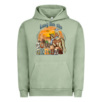 Pigment Oil Green long live the cowgirls Urban Hoodie - NancyCooperArtShop