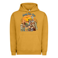 Pigment Peanut Butter long live the cowgirls Urban Hoodie - NancyCooperArtShop