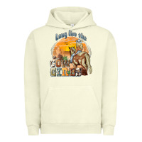 Pigment Pistachio long live the cowgirls Urban Hoodie - NancyCooperArtShop