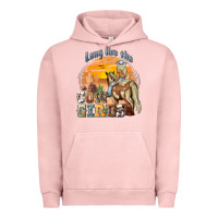 Pigment Salmon long live the cowgirls Urban Hoodie - NancyCooperArtShop
