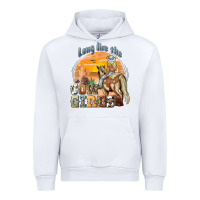 White long live the cowgirls Urban Hoodie - NancyCooperArtShop
