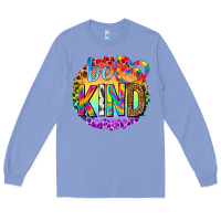 Colony Blue be kind with heart ballons Long Sleeve Tee - texasbilliewilder