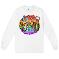 White be kind with heart ballons Long Sleeve Tee - texasbilliewilder