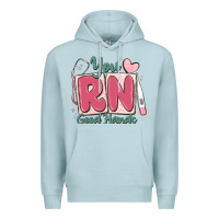 Blue Mist you rn good hands registered nurse Premium Hoodie - MaliasSmallBusiness