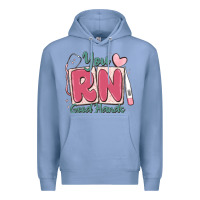 Colony Blue you rn good hands registered nurse Premium Hoodie - MaliasSmallBusiness