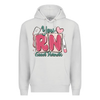 Dove Grey you rn good hands registered nurse Premium Hoodie - MaliasSmallBusiness