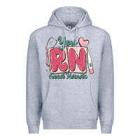 Heather Grey you rn good hands registered nurse Premium Hoodie - MaliasSmallBusiness