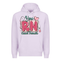 Lilac you rn good hands registered nurse Premium Hoodie - MaliasSmallBusiness