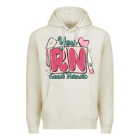 Oatmeal Heather you rn good hands registered nurse Premium Hoodie - MaliasSmallBusiness
