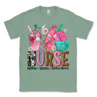 Sage nurse coffee scrubs rubber gloves Classic Tee - texasbilliewilder