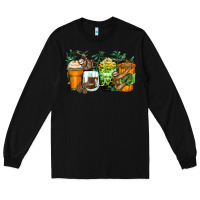 Black sloth coffee cups Long Sleeve Tee - Zillion Design Studio