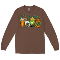 Chestnut sloth coffee cups Long Sleeve Tee - Zillion Design Studio