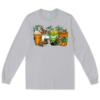 Moon Dust sloth coffee cups Long Sleeve Tee - Zillion Design Studio