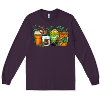 Plum sloth coffee cups Long Sleeve Tee - Zillion Design Studio