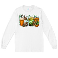 White sloth coffee cups Long Sleeve Tee - Zillion Design Studio