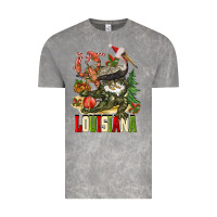 Cloud Rock Christmas Louisiana Vintage Tee - BarkalooDesign
