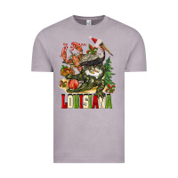 Vintage Zinc Christmas Louisiana Vintage Tee - BarkalooDesign