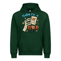 Forest Green baby im a wild card Urban Hoodie - MaliasSmallBusiness