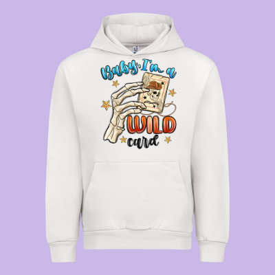 Baby Im A Wild Card Urban Hoodie Designed By Maliassmallbusiness