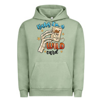 Pigment Oil Green baby im a wild card Urban Hoodie - MaliasSmallBusiness