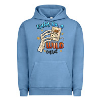 Pigment Pebble Blue baby im a wild card Urban Hoodie - MaliasSmallBusiness