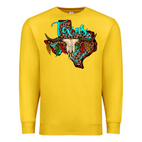 Lemon bullskull texas map Premium Sweatshirt - JahusDesignShop