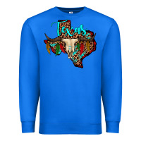 True Royal bullskull texas map Premium Sweatshirt - JahusDesignShop
