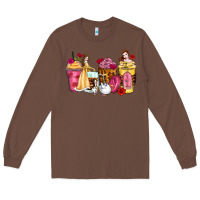 Chestnut princess cartoon coffee cups Long Sleeve Tee - Zillion Design Studio