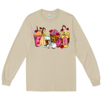 Mushroom princess cartoon coffee cups Long Sleeve Tee - Zillion Design Studio