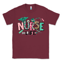 Burgundy nurse life Classic Tee - texasbilliewilder