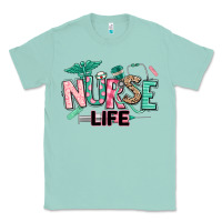 Seafoam nurse life Classic Tee - texasbilliewilder