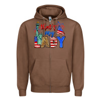 Chestnut that's my lady 4th of july Zipper Hoodie - Zillion Design Studio