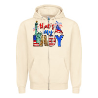 Sandshell that's my lady 4th of july Zipper Hoodie - Zillion Design Studio